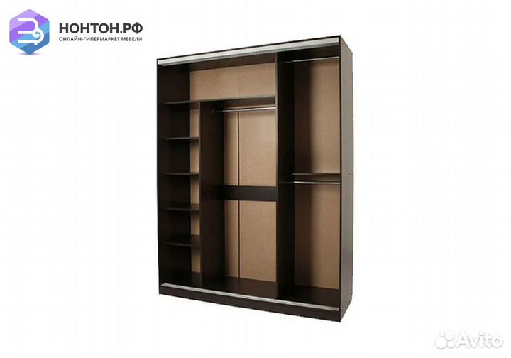 Шкаф-купе Бассо 1-600 Токио венге