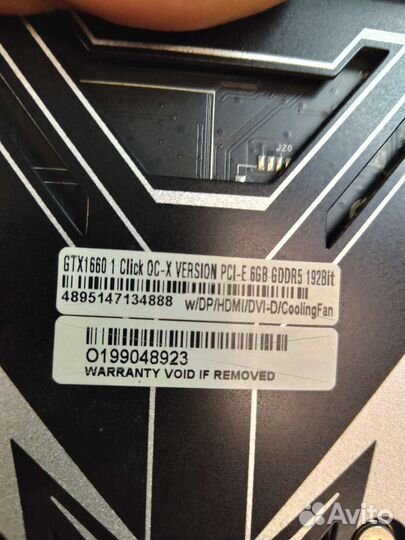 Видеокарта gtx 1660