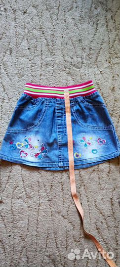 Джинсовая юбка для девочки