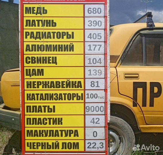 Приём вывоз металла лома