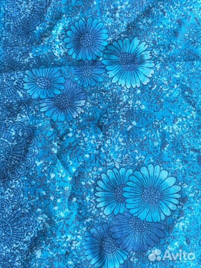 Ткань натуральный хлопок ситец атлас винтаж СССР