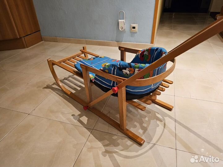 Санки деревянные