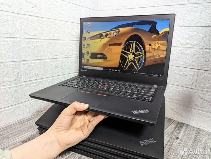 Мощный Thinkpad T470 IPS экраном, отличном сост