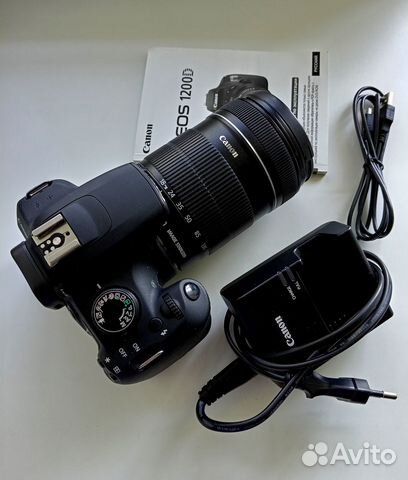 Фотоаппарат Canon EOS 1200D c объективом