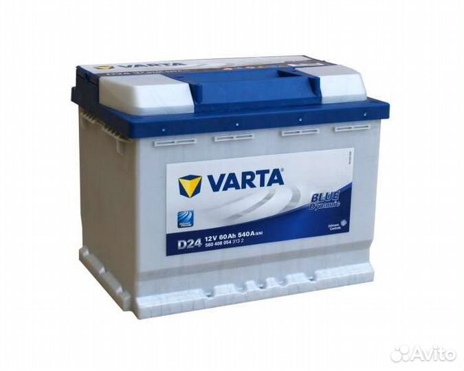 Аккумулятор varta Blue Dynamic 12V 60Ah 540A