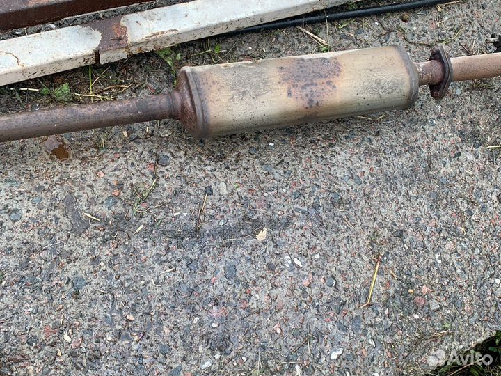 Выхлопная система целиком глушитель kia rio 2