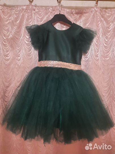 Вечернее платье для девочки 122- 128