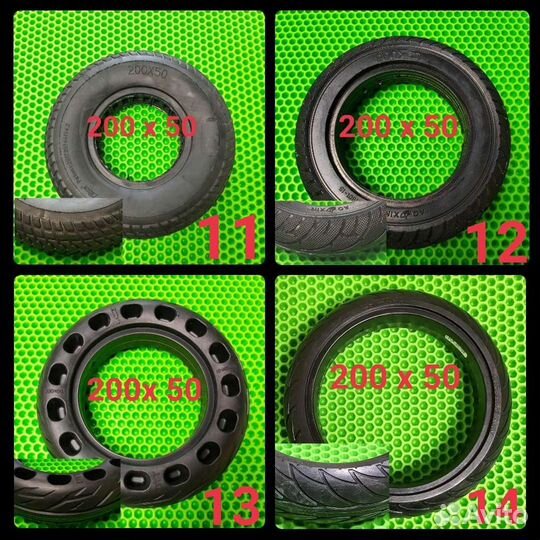 Колесо покрышка шина литая для электросамоката