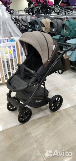 Коляска 2 В 1 riko basic pacco 07 mokka