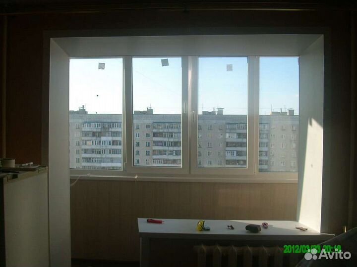 Лоджия пластиковая 6 метров теплая с отделкой