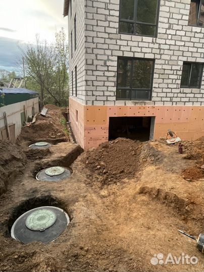 Копка бурение колодцев септиков,Углубление,Чистка