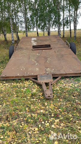 Платформа прицеп для сена