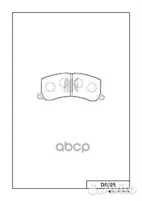 D9025-01 595 02Y09-9020 колодки дисковые п S