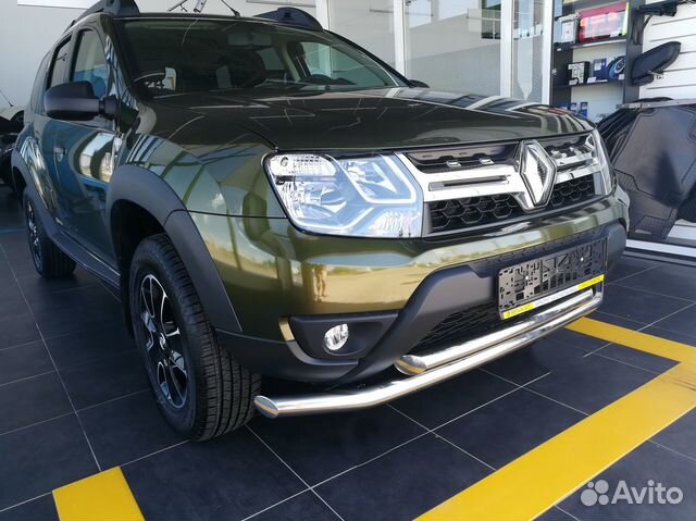 Renault Duster 2017 Защита переднего бампера
