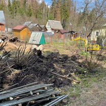 Вспашка земли Выравнивание участков газон под ключ, Голицыно