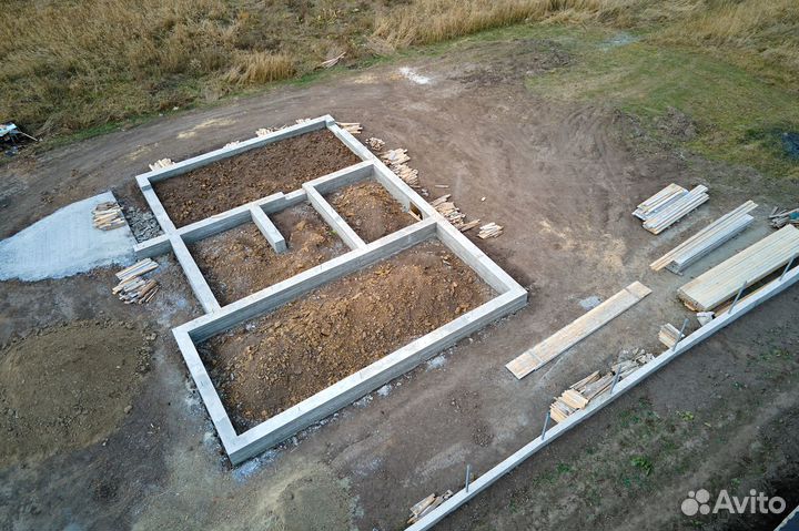 Заливка фундамента под ключ