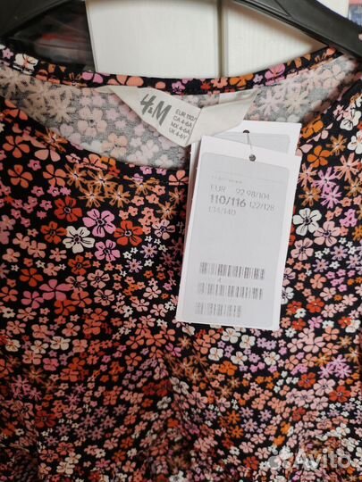 Платье для девочки h&m 110/116