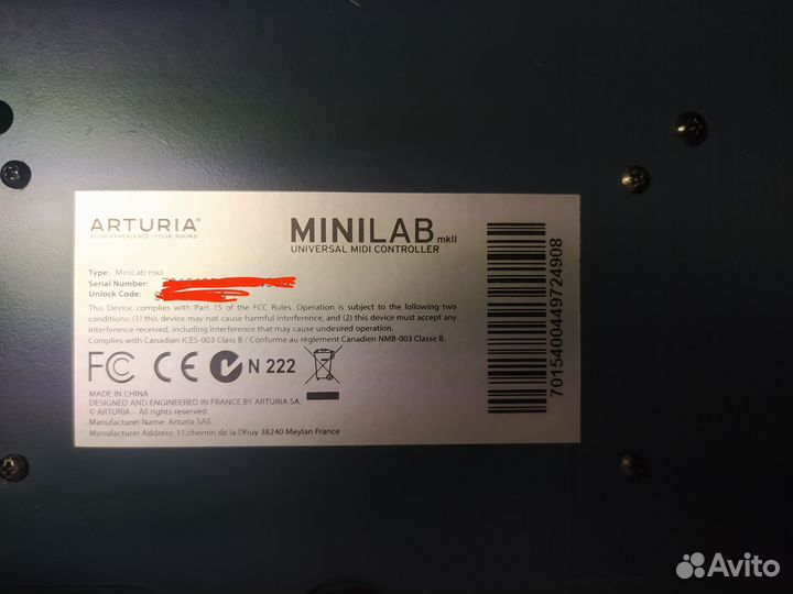 Arturia Minilab Mk2 + софт (Ableton+Arturia Lab)