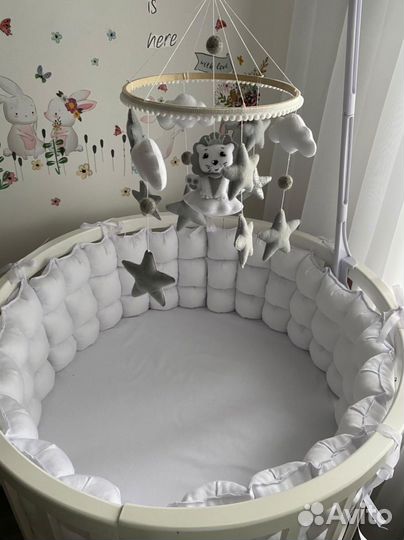 Бортики в детскую кроватку