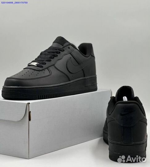 Кроссовки Nike Air Force Low Black (Арт.19364)