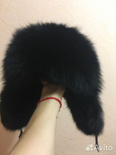 Женская шапка-ушанка натуральная 54р-р торг