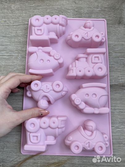 Силиконовые формы молды детские 6шт