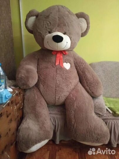 Большой плюшевый Медведь размеры 1,8м /1,1м