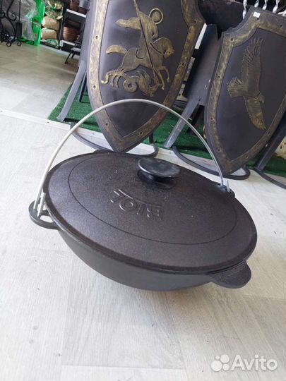 Казан чугунный биол 8л