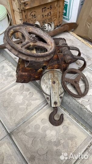 Лебедка ручная СССР