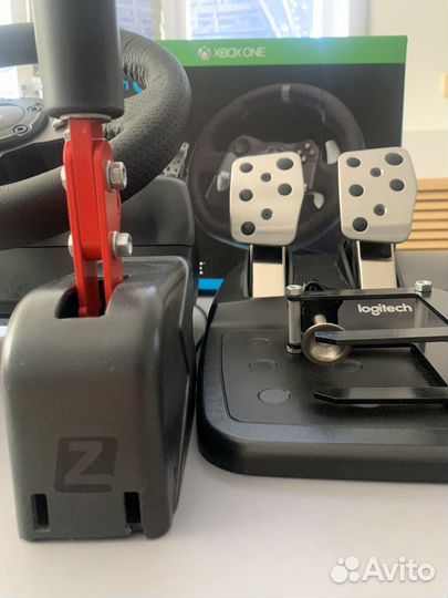 Игровой руль logitech g920 с ручником