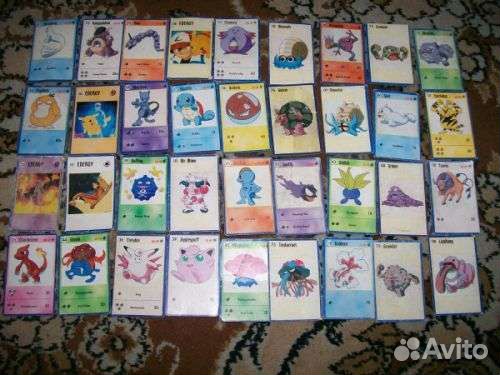 Карточки Pokemon из 2000-х