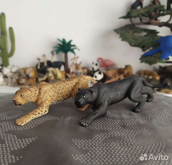 Schleich Papo лев тигр тигрица