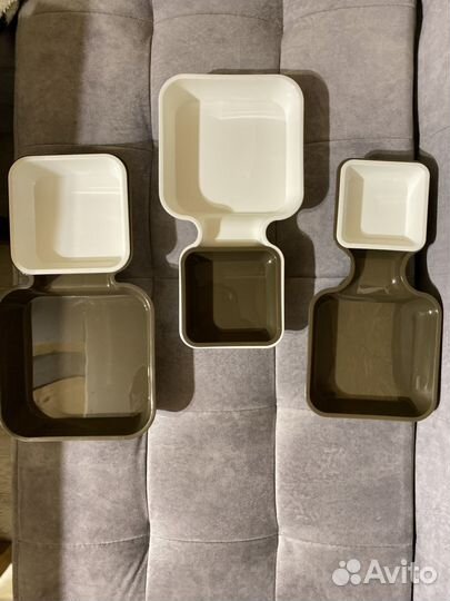 Набор из 6 менажниц (тарелок для закусок)