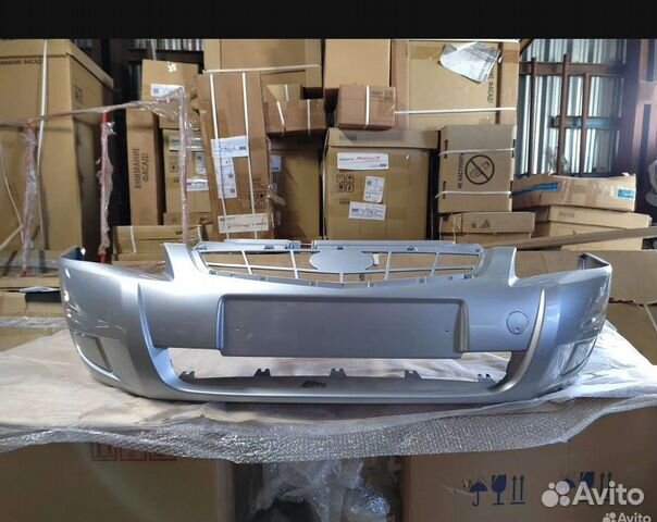 Бампер передний на LADA priora снежная королева