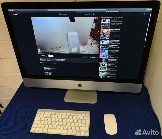 Тонкий iMac27, 2012, i5, 32GB RAM, 500GB SSD Идеал