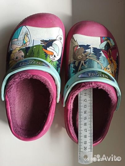 Crocs с мехом для девочки