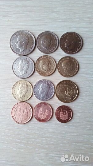 Монеты Франции, Испании, Италии, Великобритании