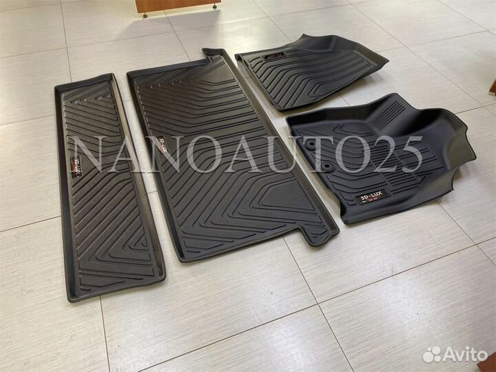 Коврики 3D LUX Toyota Esquire 2014-2021 На 3 ряда