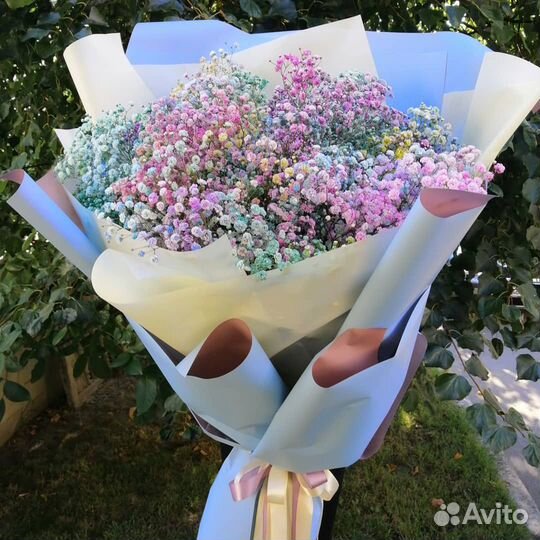 Воздушные Букеты из Гипсофилы