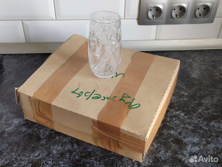 Хрустальные стаканы/фужер Неман набор 6шт