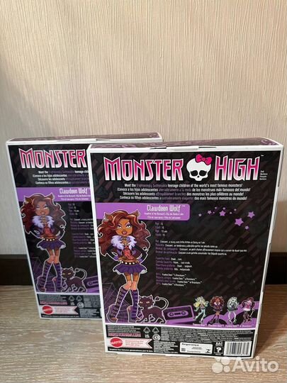 Кукла монстер хай Клодин Вульф базовая