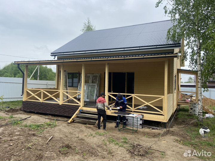 Потсроим дом под ключ 100м2 (работа + матирьял )