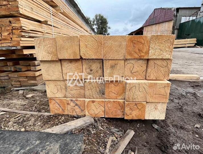 Брус 200X200X6000 Куб бруса 1-сорт