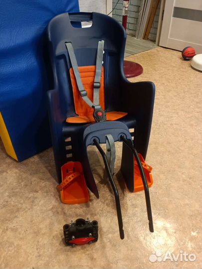 Детское велокресло заднее polisport