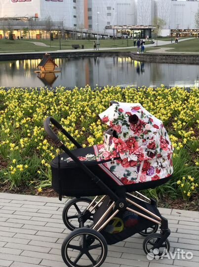Cybex Люлька priam III Spring Blossom light