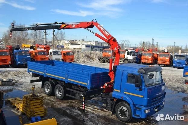 КамАЗ 65115-3094-48 с КМУ, 2023