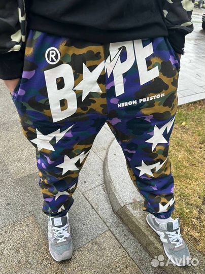 Штаны Bape Star Japan Bathing Ape Бэйп Звезда