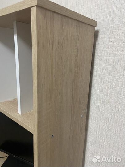 Компьютерный стол дуб сонома / белый