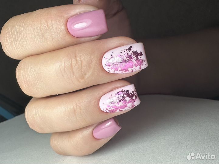 Маникюр с покрытием гель лак