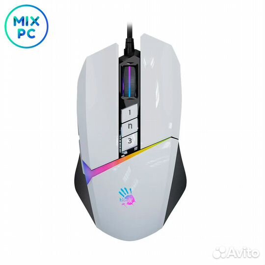 Мышь A4Tech Bloody W60 Max White